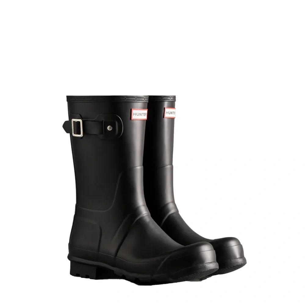 NIB HUNTER Black Original Short Rain Boots Size 9 US $170